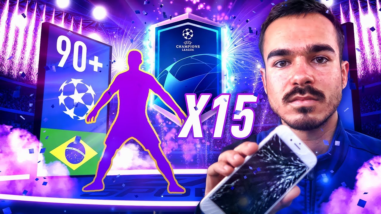 90er WALKOUT und KAPUTTES HANDY 😂🔥 Champions League PACK EXPERIMENT