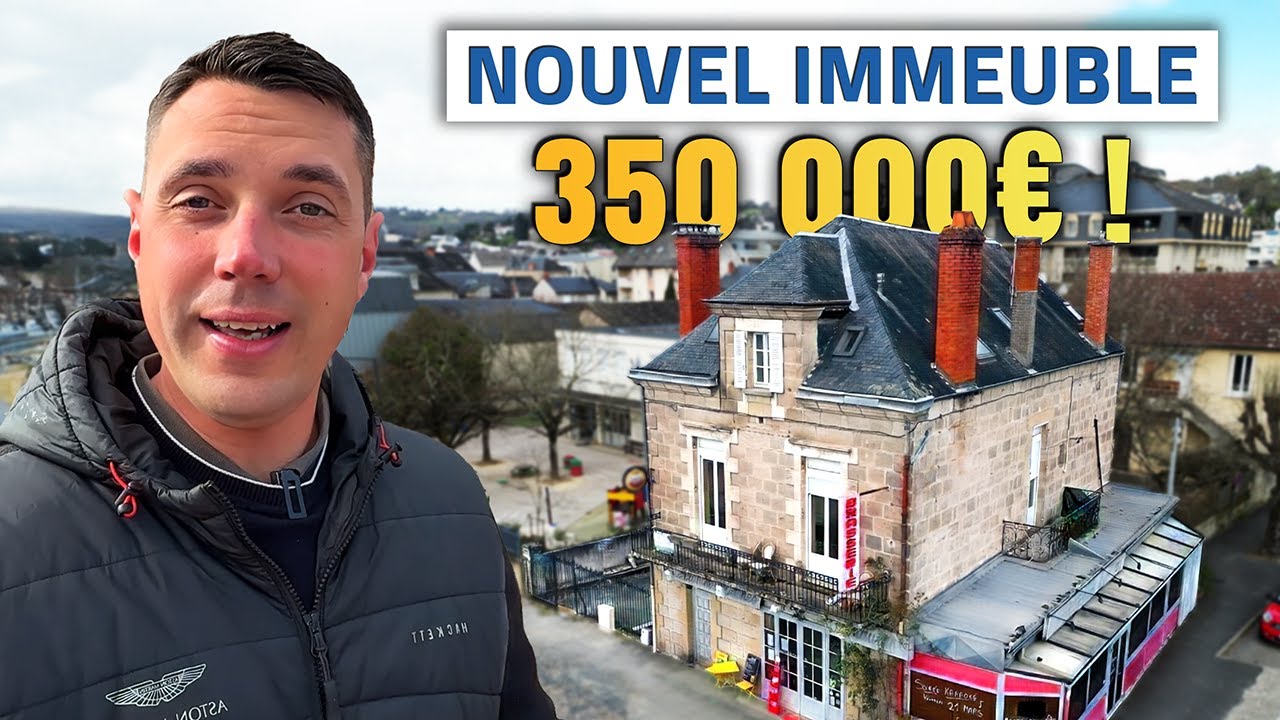 3000€ de LOYERS par MOIS ! IMMEUBLE RENTABLE et QUALITATIF !🔥