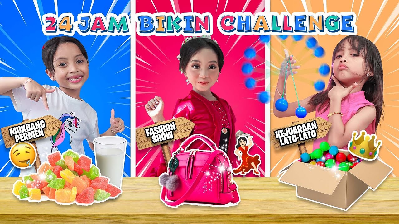 24 JAM LEIKA BERSAMA WARGA KAMPUNG 😍 KOMPILASI VLOG 1 JAM LEIKA BIKIN CHALLENGE