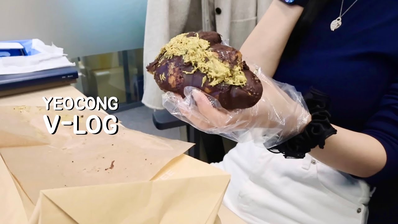 점심 도시락 싸가지고 다니는 직장인 🍴, 오후 간식은 나의 힘 🍪🥐, 평일 저녁 횟집 복권방 동네 데이트 👫🏻 | 여콩이 Vlog