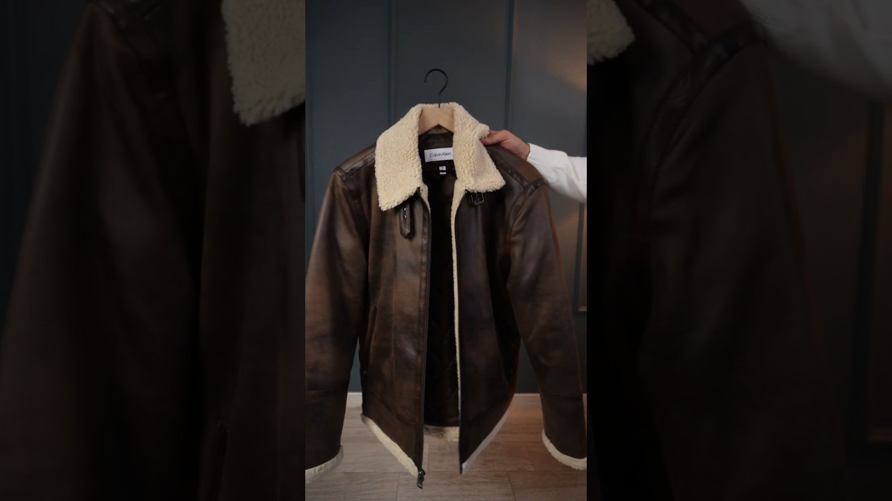 How to wear shearling jacket #mensfashion #mensstyle #mensstyles