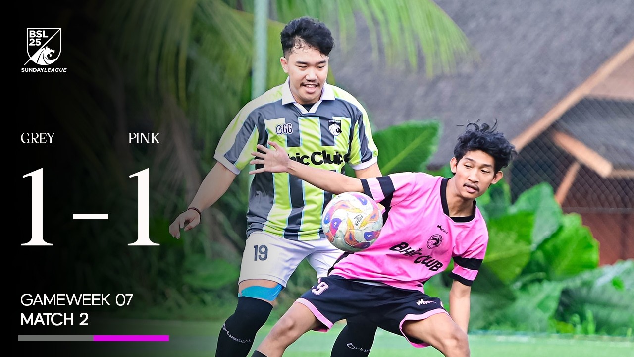 Match 2 - Gameweek 07 - Bhictoria Sunday League 2025/26