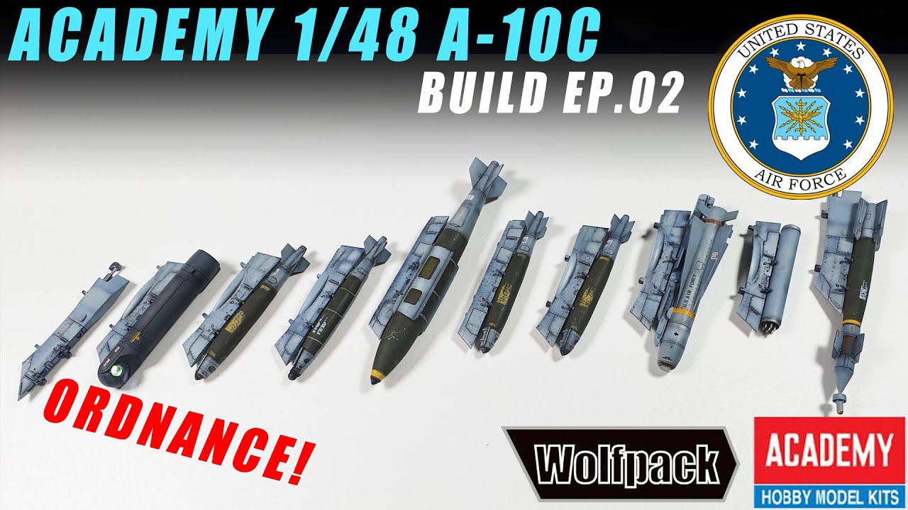 1/48 ACADEMY A-10C build Episode.02