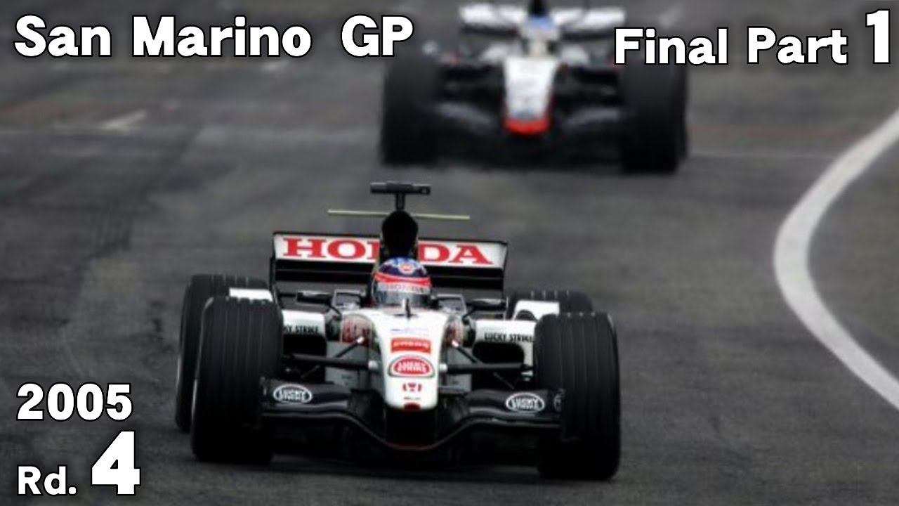 2005 San Marino GP Final Part-1 佐藤琢磨 M.Schumacher Takuma SATO