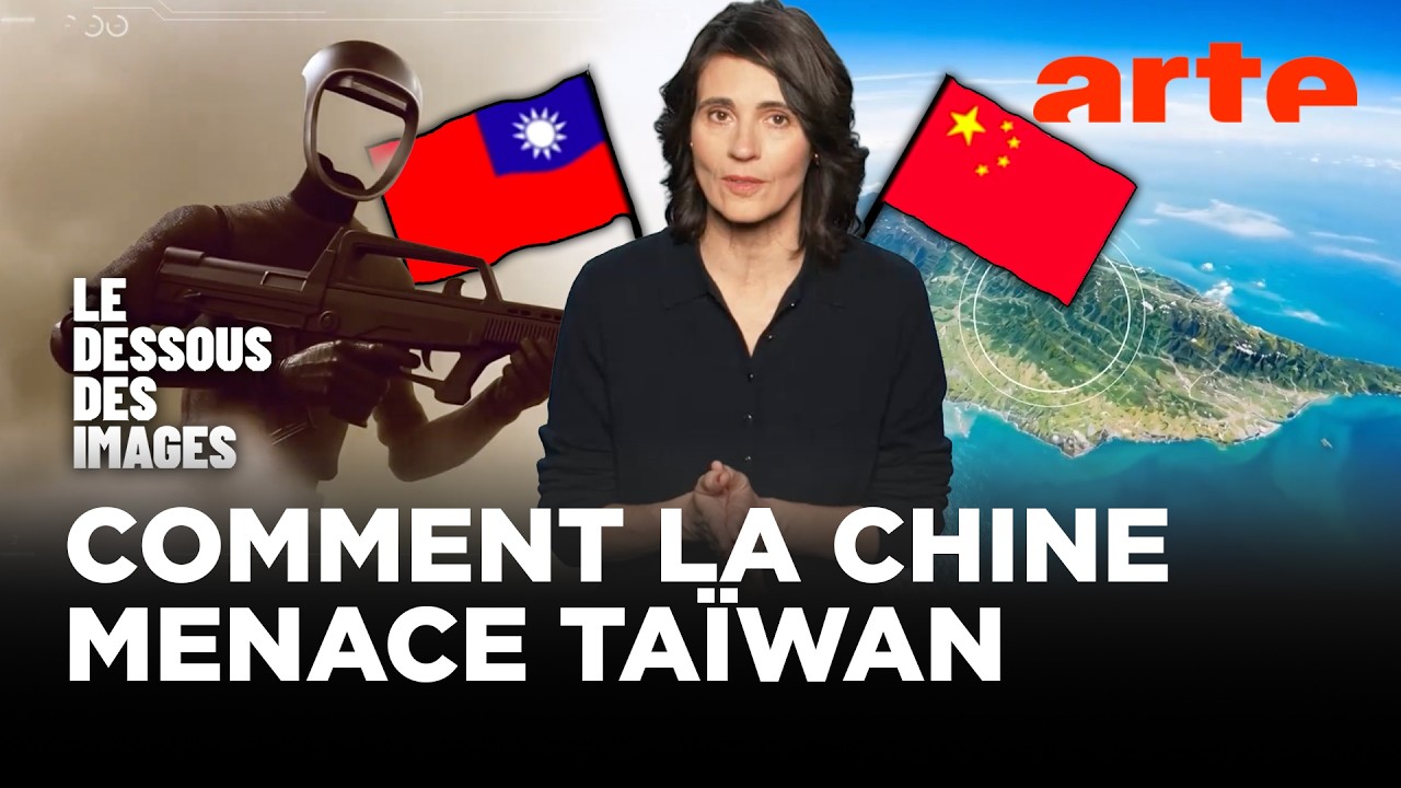 Quand la Chine utilise l'IA pour faire peur &agrave; Ta&iuml;wan - Le dessous des images - ARTE