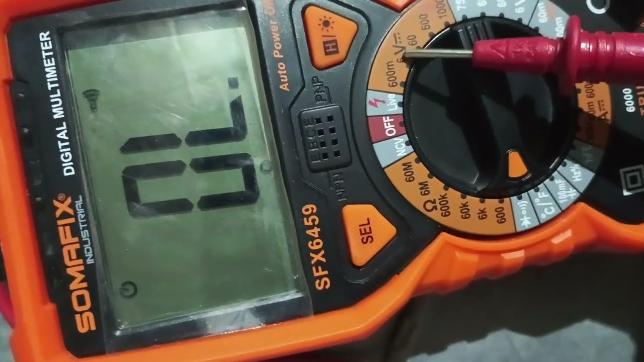 Multimeter value