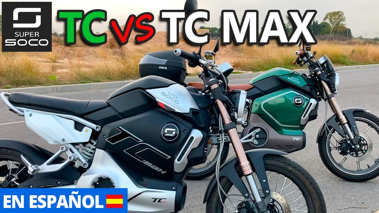 SUPER SOCO TC vs TC MAX - Conoce sus DIFERENCIAS