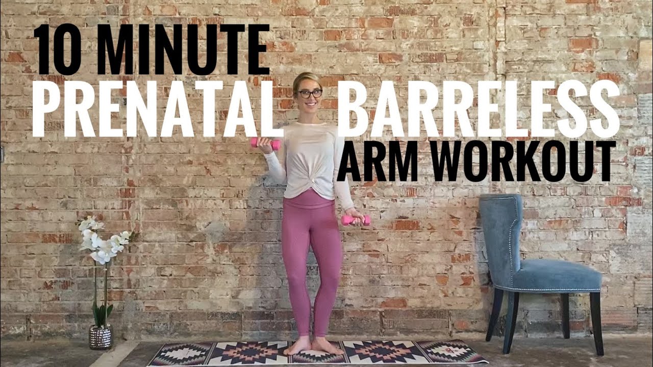 10 Minute Prenatal Barre(less) Arm Workout | Dumbbells Only