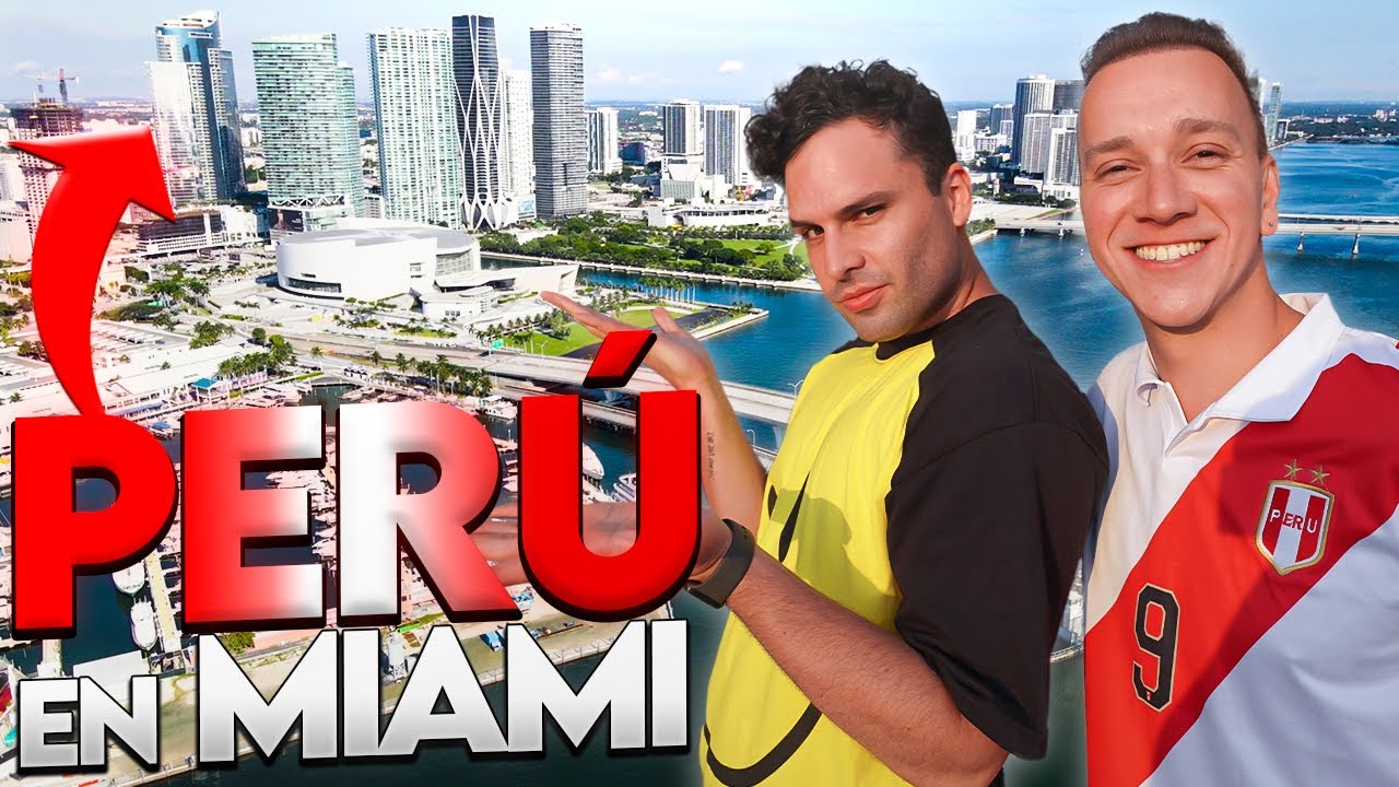 Asi VIVEN LOS PERUANOS EN MIAMI ft @ioanis   - Oscar Alejandro