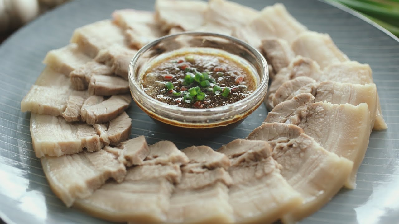 Garlic Paste Pork Belly - 蒜泥白肉