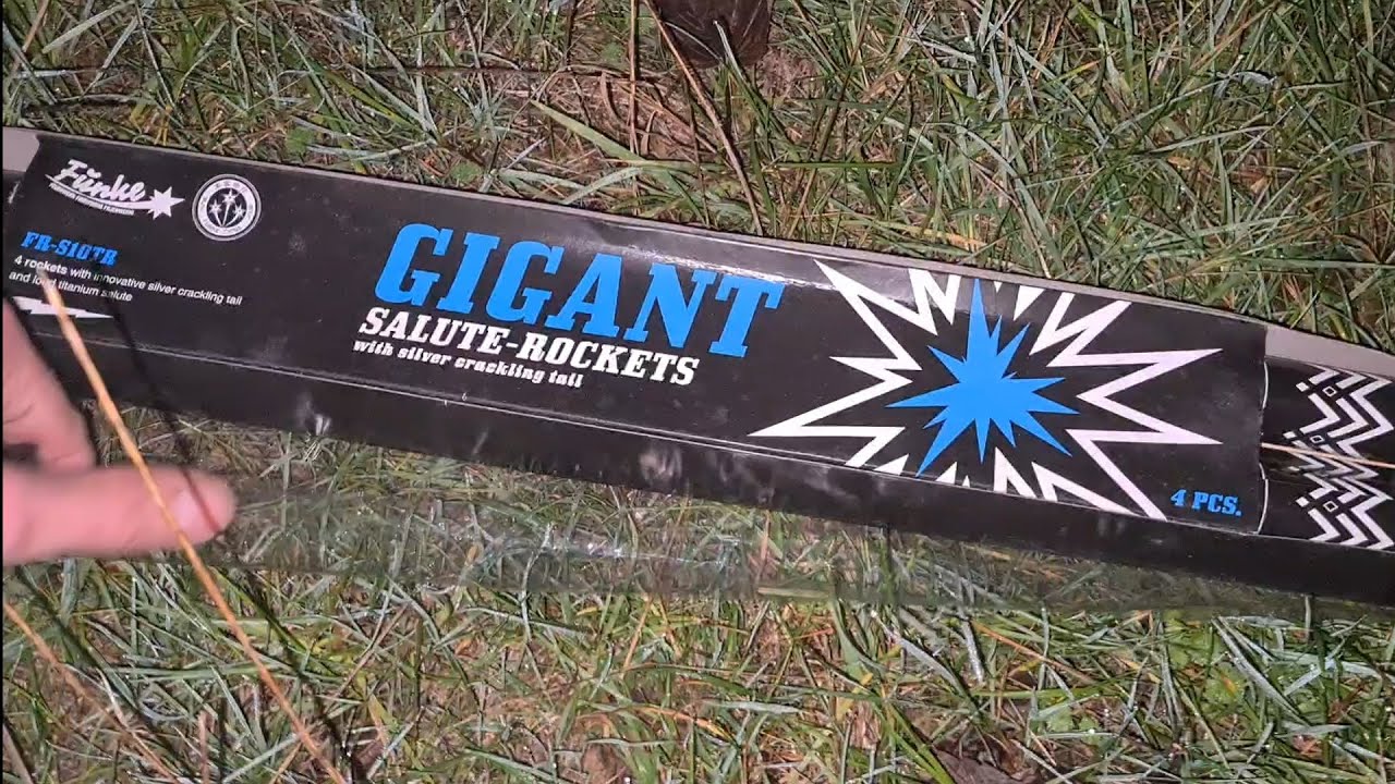 Gigant Salute Rockets By Funke! Loudest Rockets In The UK? [Demo]