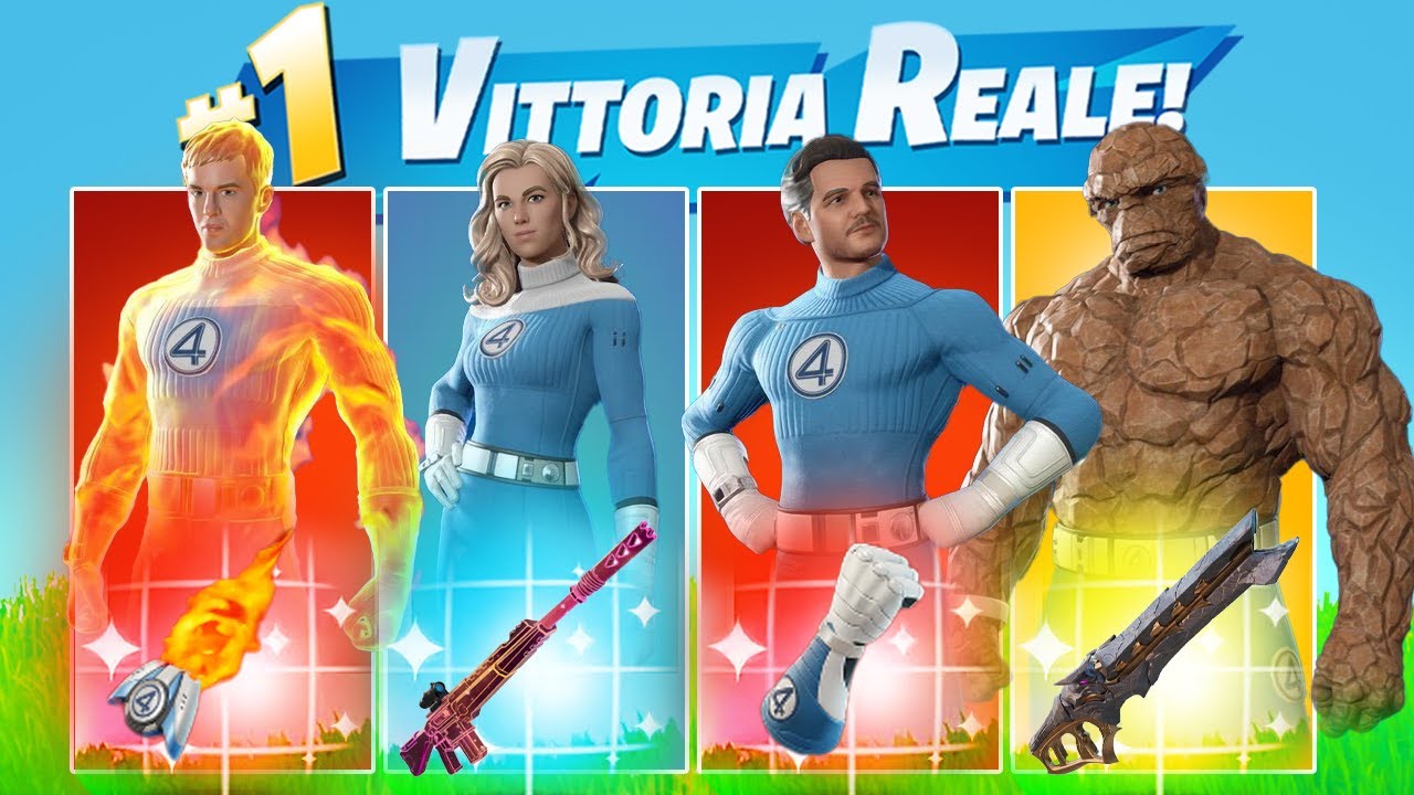 Gioco la Random Skin dei FANTASTICI 4 Challenge e VINCO! Fortnite ITA