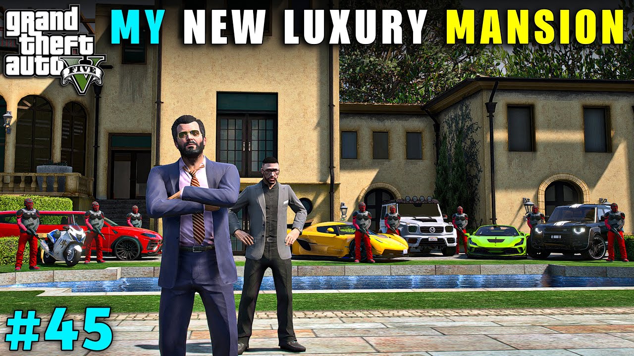 MICHAEL NEW LUXURY MANSION | GTA V GAMEPLAY #45
