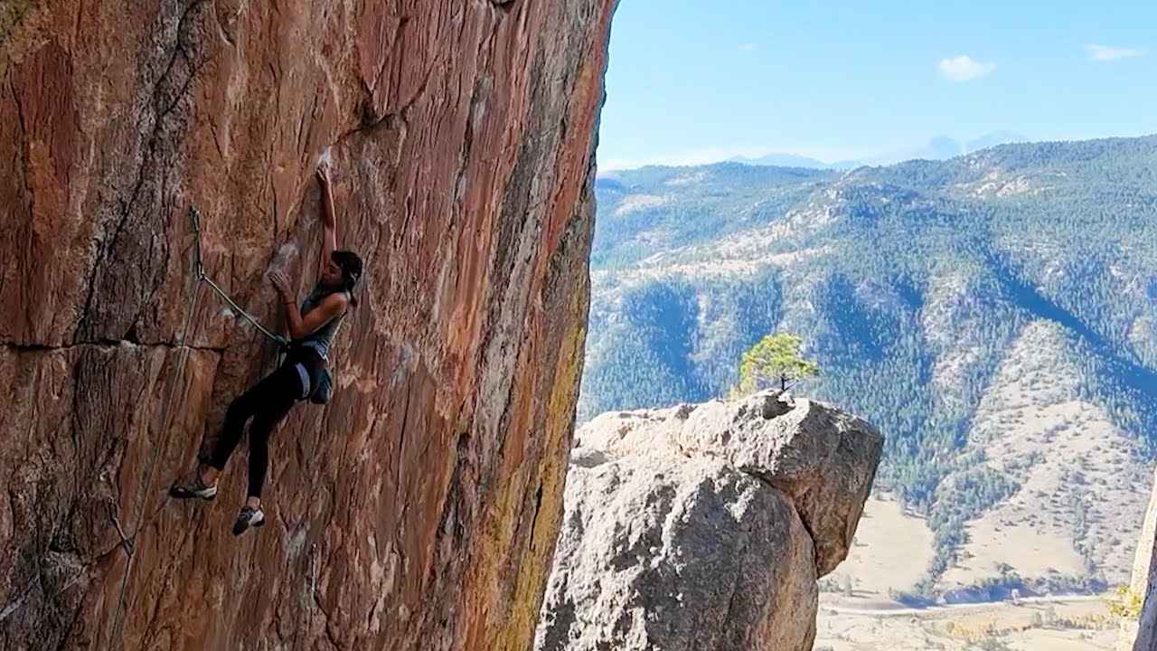 Anna Hazelnutt climbs Third Millennium
