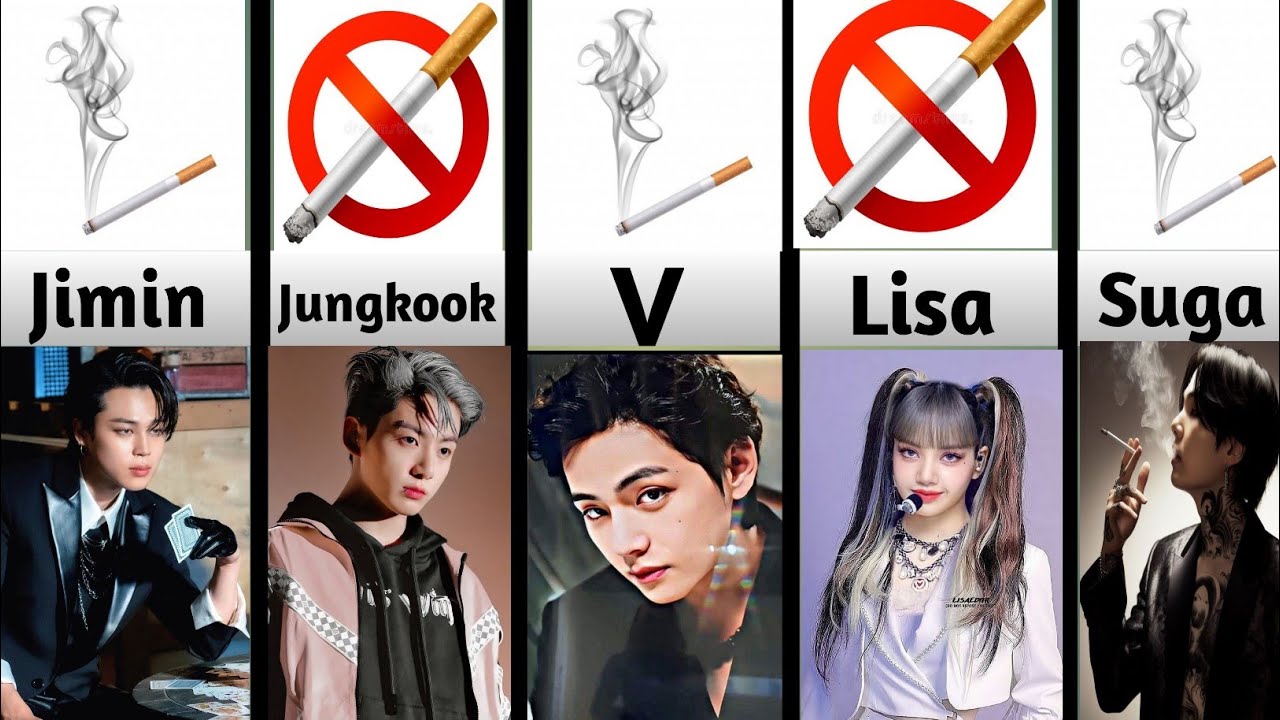 Top Famous Kpop Idols Who Smoke In Real Life