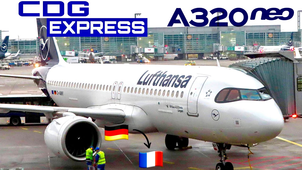 Lufthansa | Frankfurt 🇩🇪 - Paris CDG 🇫🇷 | A320neo | The Flight Experience