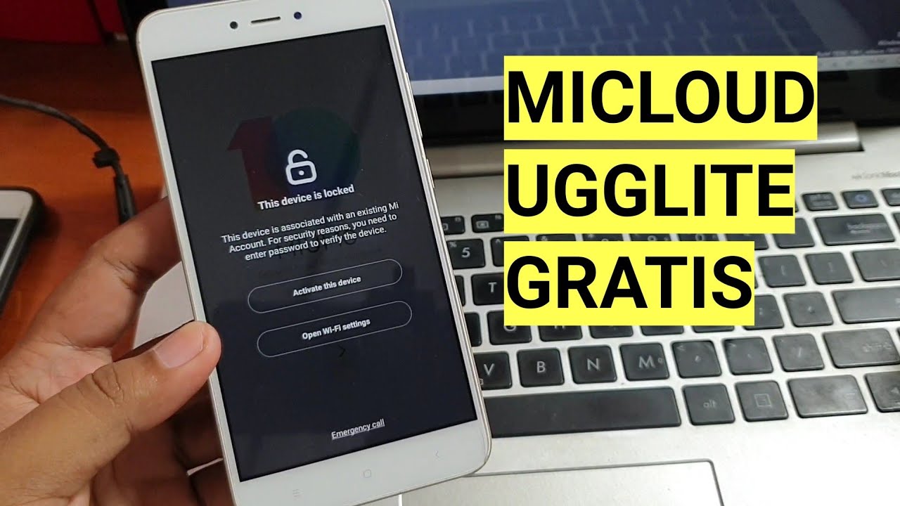 Gratis! Fresh micloud from google, Unlock Micloud Redmi Note 5a Ugglite
