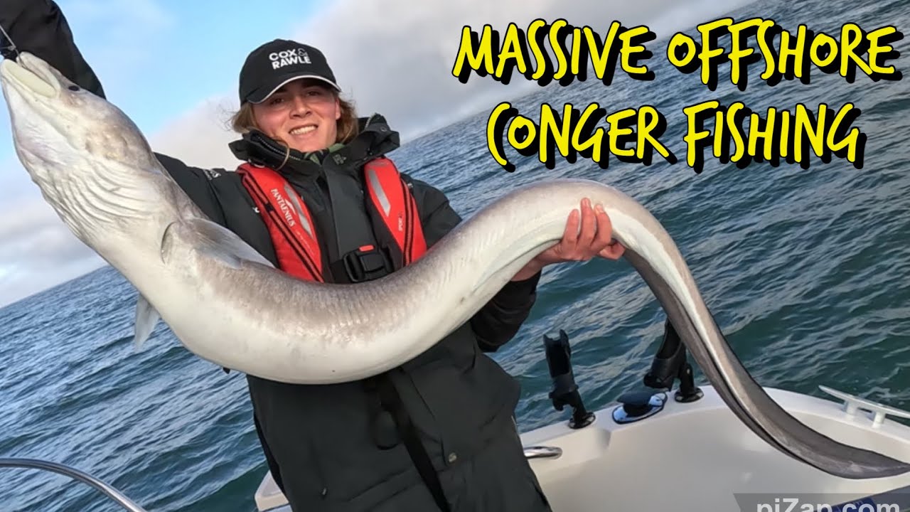 Uk Small Boat Fishing ~ Massive Offshore Conger Eel’s ~  Fishing at Anchor #boatfishing
