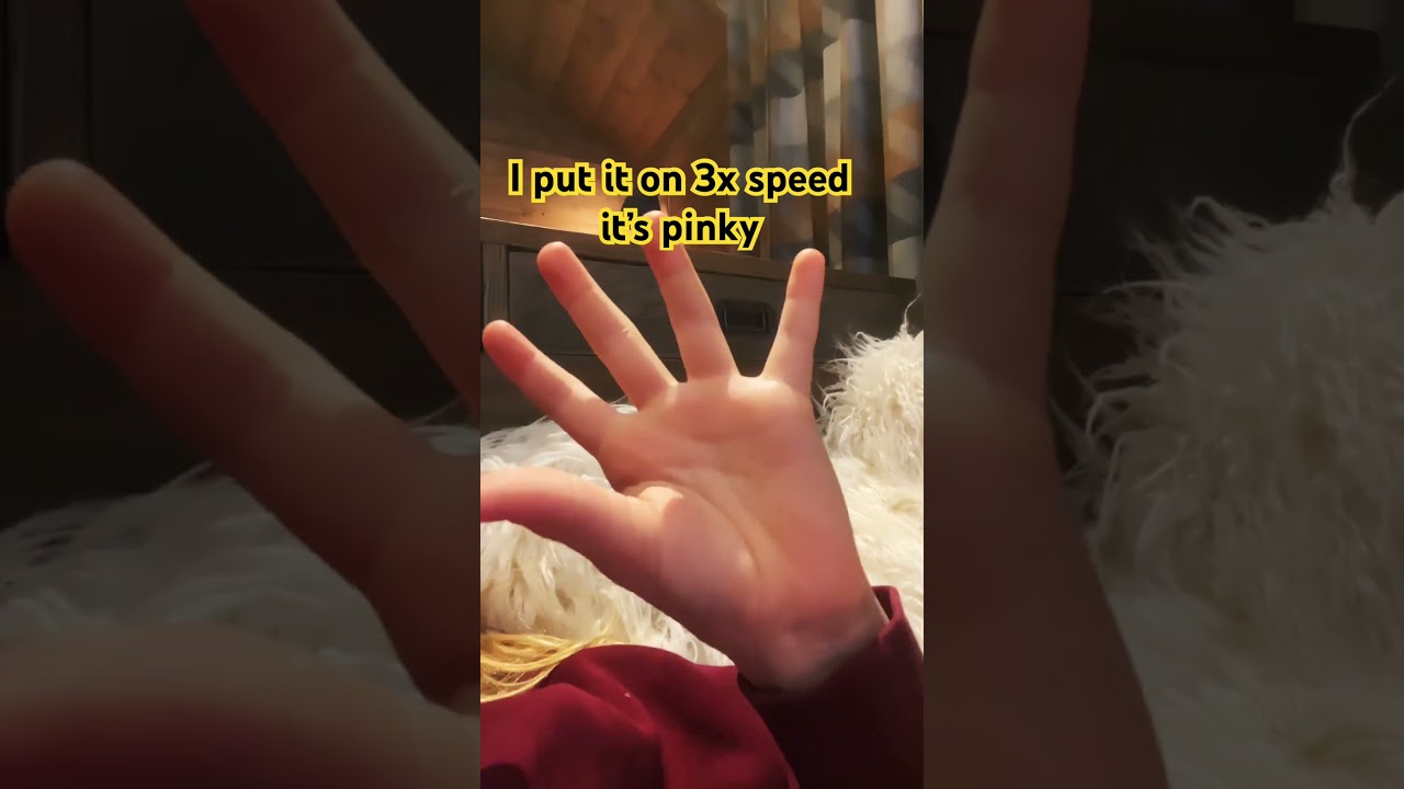 It’s pinky