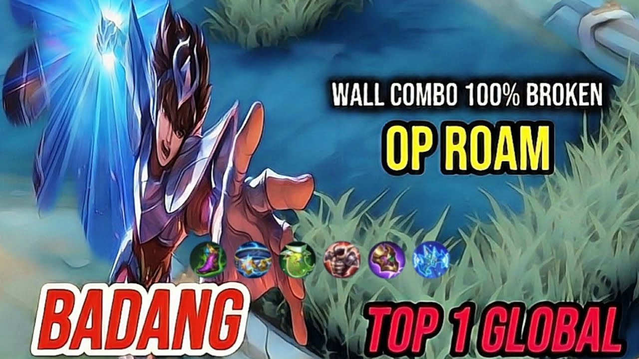 Gameplay Badang OP Roam, Wall Combo 100% Broken! Best Build [ Top 1 Global Badang ] Mobile Legends