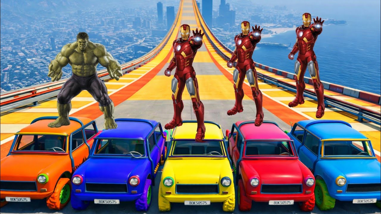 Spider-Man Rescue batman vs iron man vs venom funny Game GTA 5 superhero