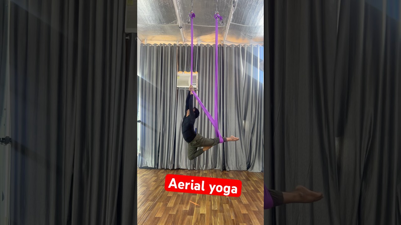 Aerial yoga beginners class | aerial yoga beginners pose | How to do aerial yoga choreography