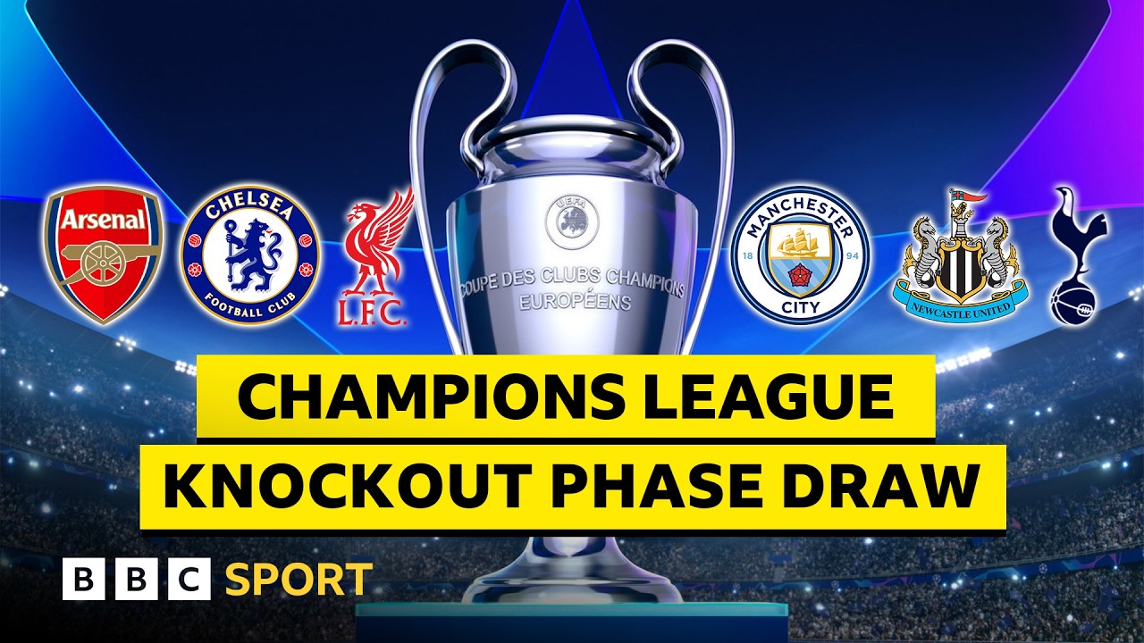 🔴 Champions League Knockout Phase Draw 🏆  | BBC Sport