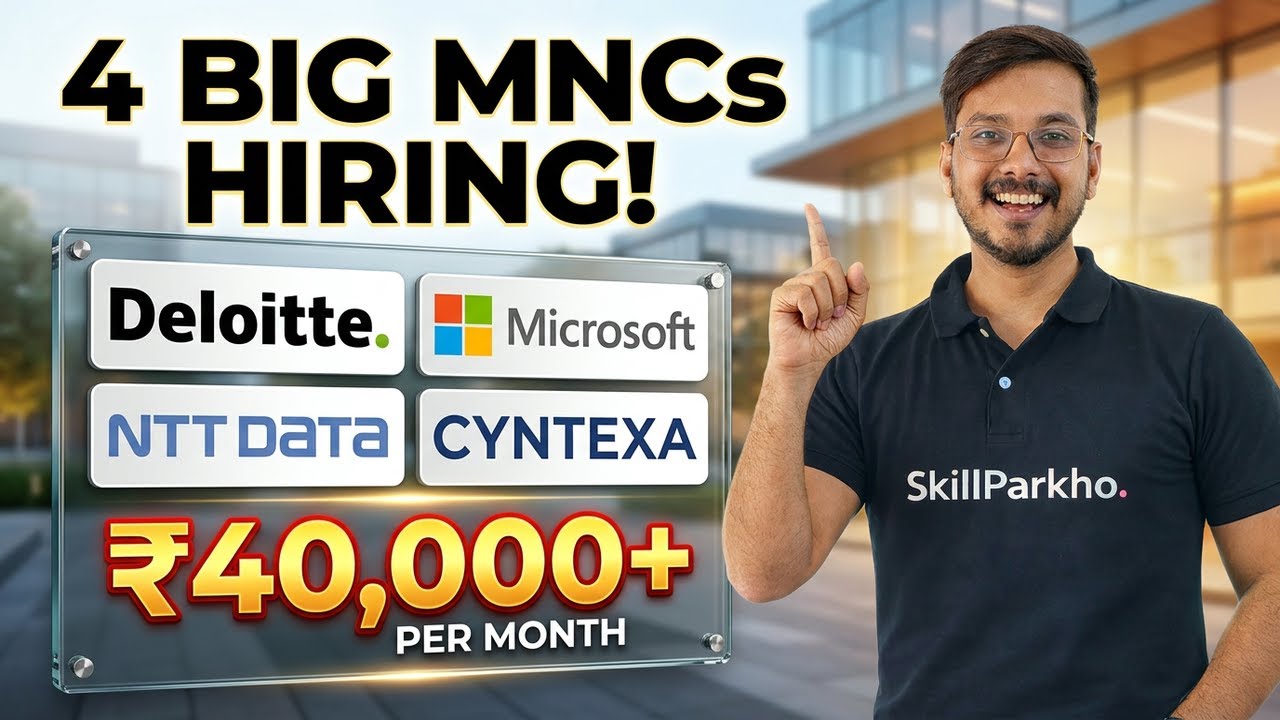 Deloitte, Microsoft, NTT DATA & Cyntexa Hiring 2026 | MBA & Final Year Students | Tech & Non-Tech 