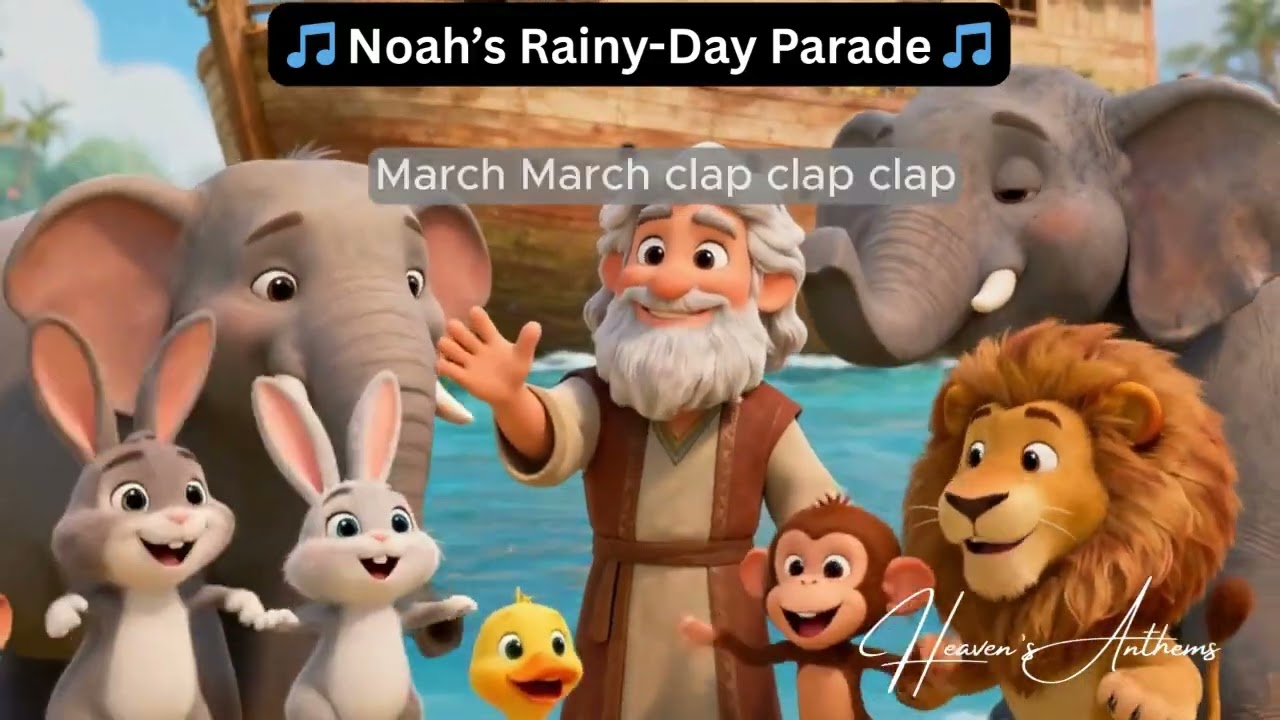 🎵 Noah’s Rainy Day Parade🎵 Gospel Bible Story Song