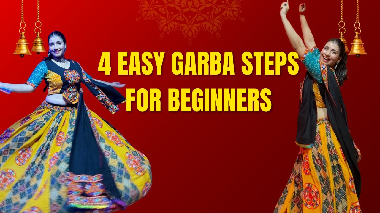 Learn Garba in 6 Minutes | 4 Simple Steps | Beginner Dance Tutorial | Navratri Special