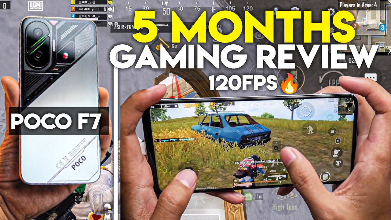 POCO F7 2025 Long-Term Review | 5 Months Gaming, Battery Health, Heating & BGMI 120FPS Test 2025 