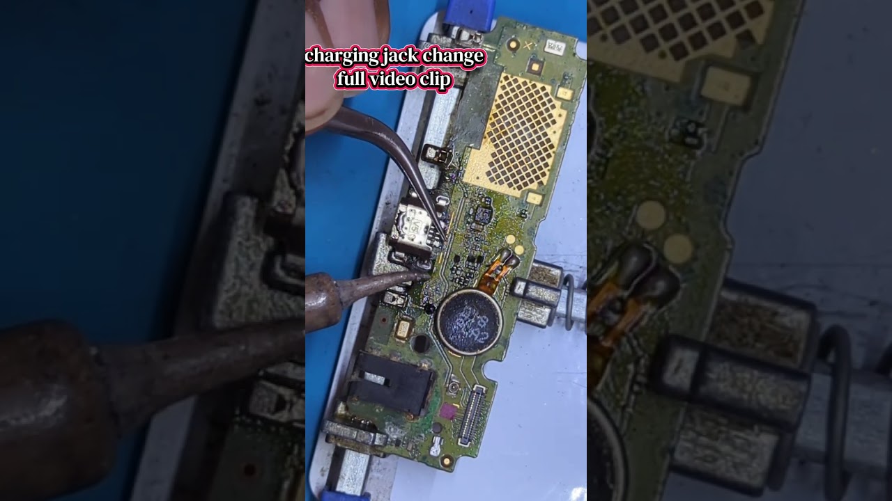 Charging jack change full video 💯💥 mobile repairing process ###