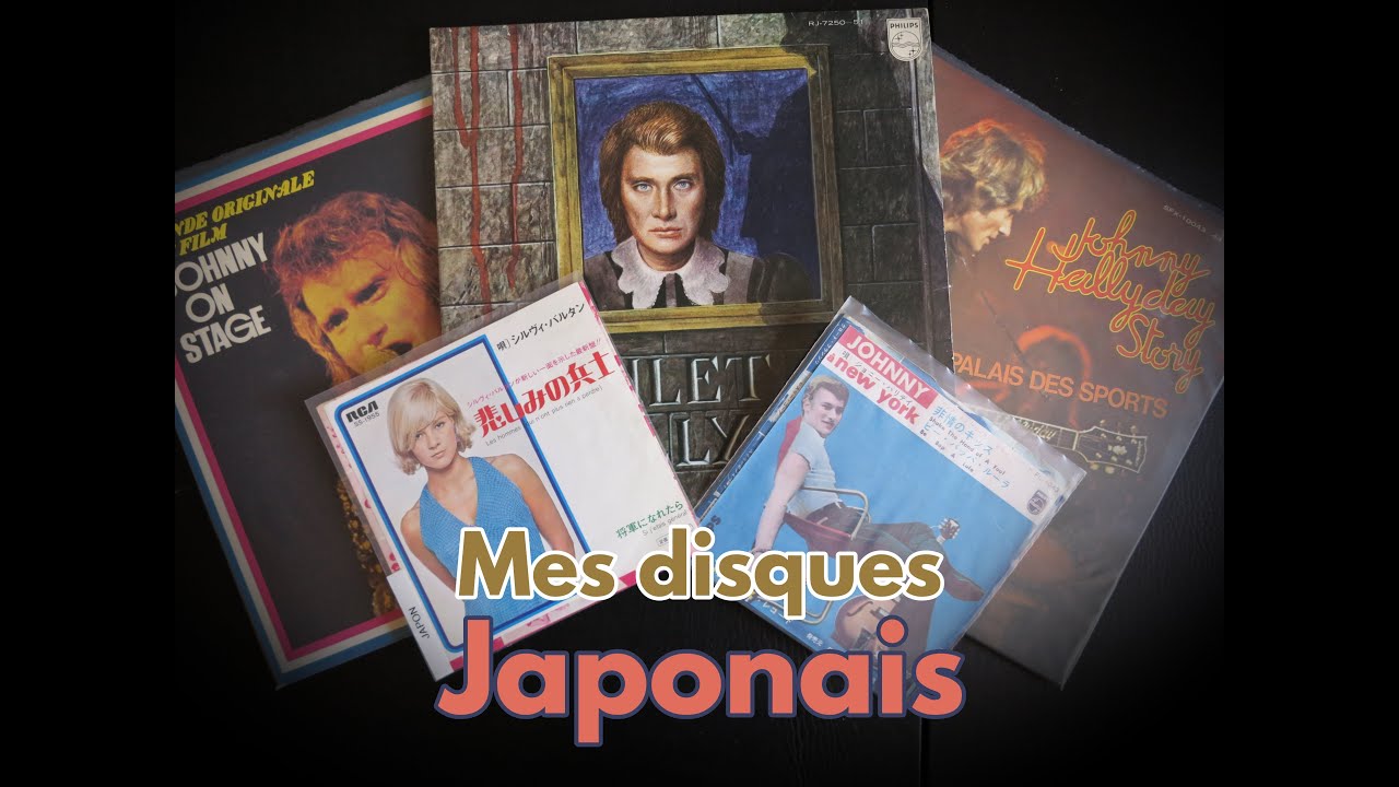 Johnny Hallyday Collections - Mes disques vinyle Japonais ! #johnnyhallyday #vinyl
