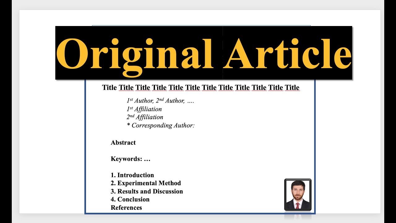 3. Original Article Analysis شیکردنەوەی پێکهاتەی توێژینەوە