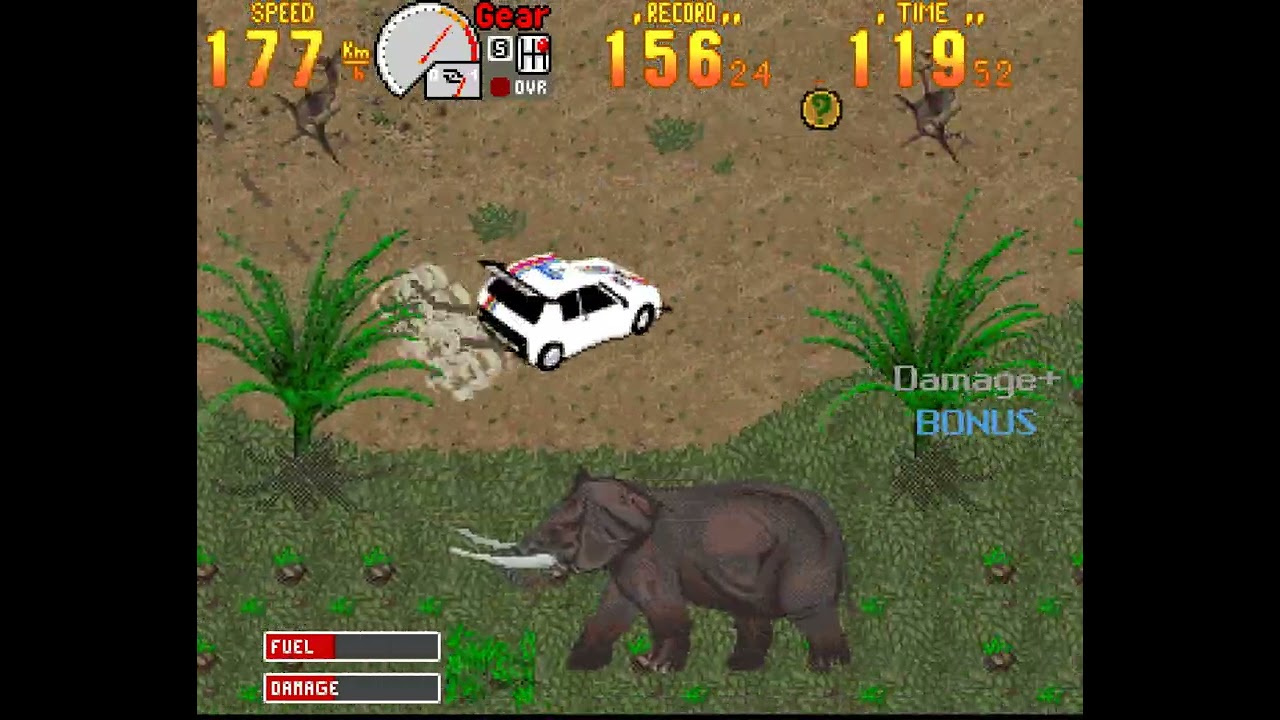 Amiga 1200 Gameplay - Rally Championships (Easy Rally)