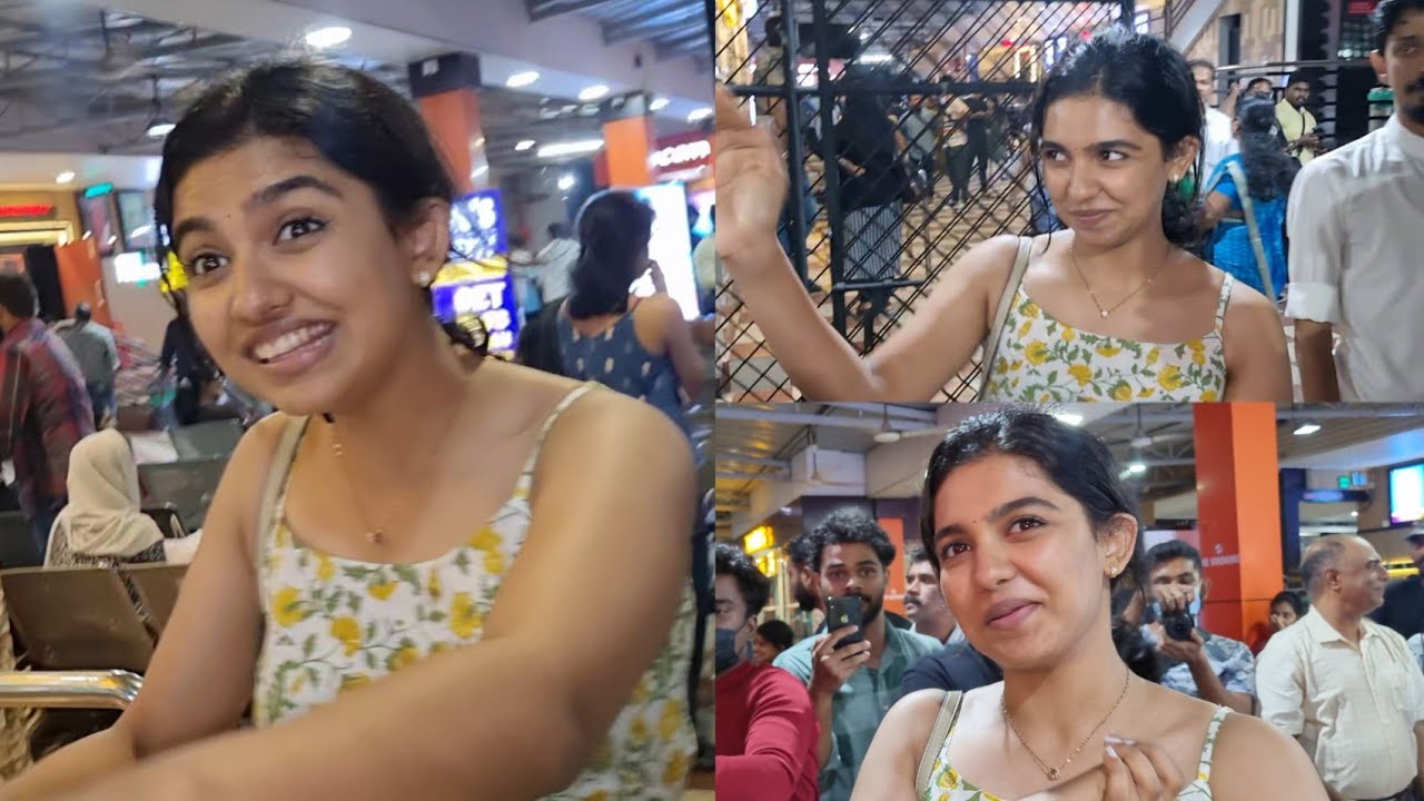 Actress Mamitha Baiju Spotted At Theatre | Mamitha Baiju New Look | Mamitha Baiju Latest Video