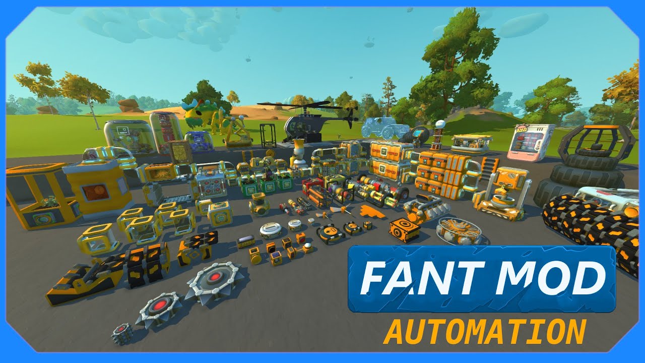 Scrap Mechanic Modded | Fant Mod - Play / Test / Improve