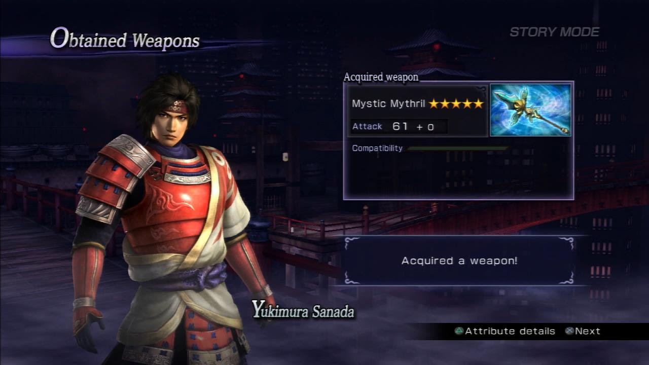 Warriors Orochi 3 Ultimate - Yukimura Sanada Mystic Weapon Guide
