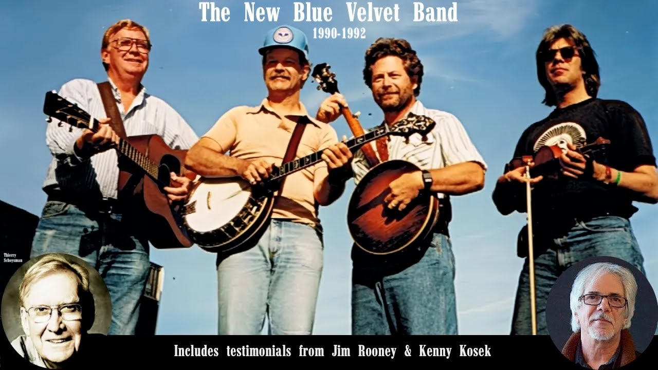 The story of The new Blue VelvetBand (1981-93) Jim Rooney, Bill Keith, Eric Weissberg, Kenny Kosek