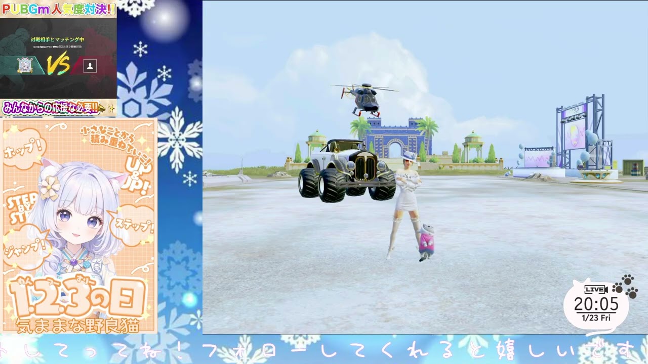 ２０２６年１月２３日〖PUBGｍ〗猫は～ここにいるよ～😊