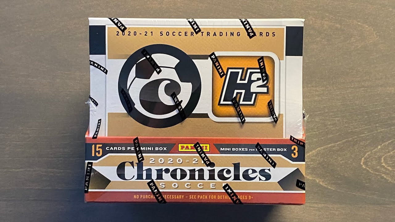 2020/21 Panini Chronicles Soccer H2 EU Hybrid Hobby Box - Green Circles and Waves!