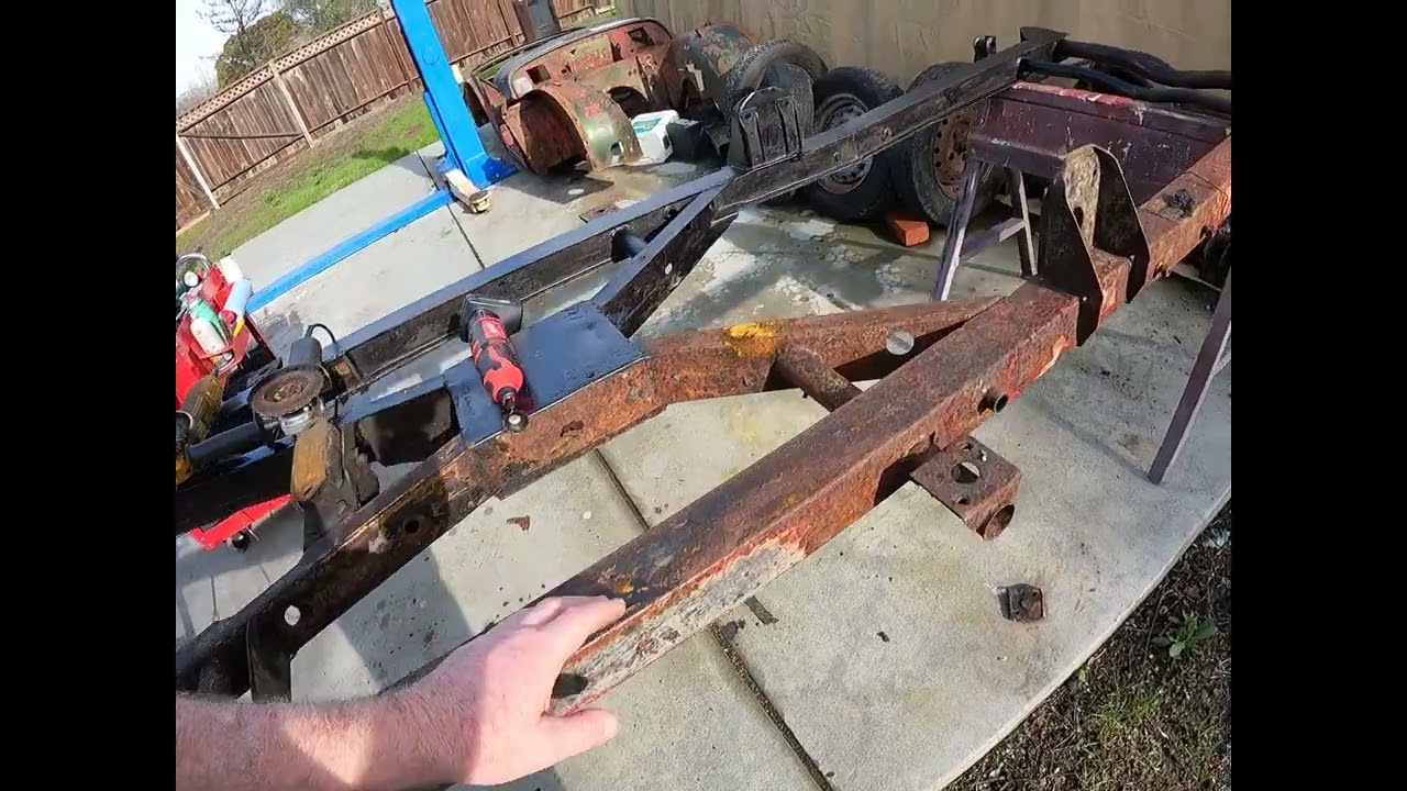 1955 Triumph TR2 Restoration Part 9 Frame Update