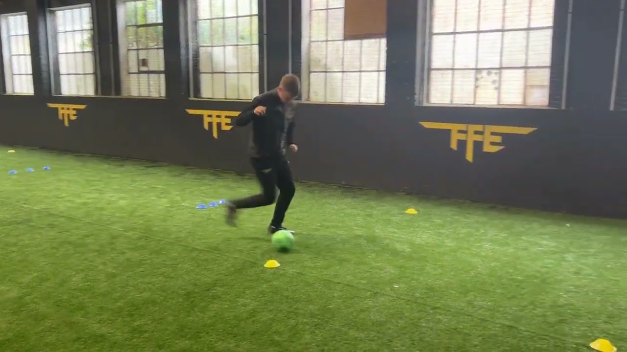 Dribbling to beat a player