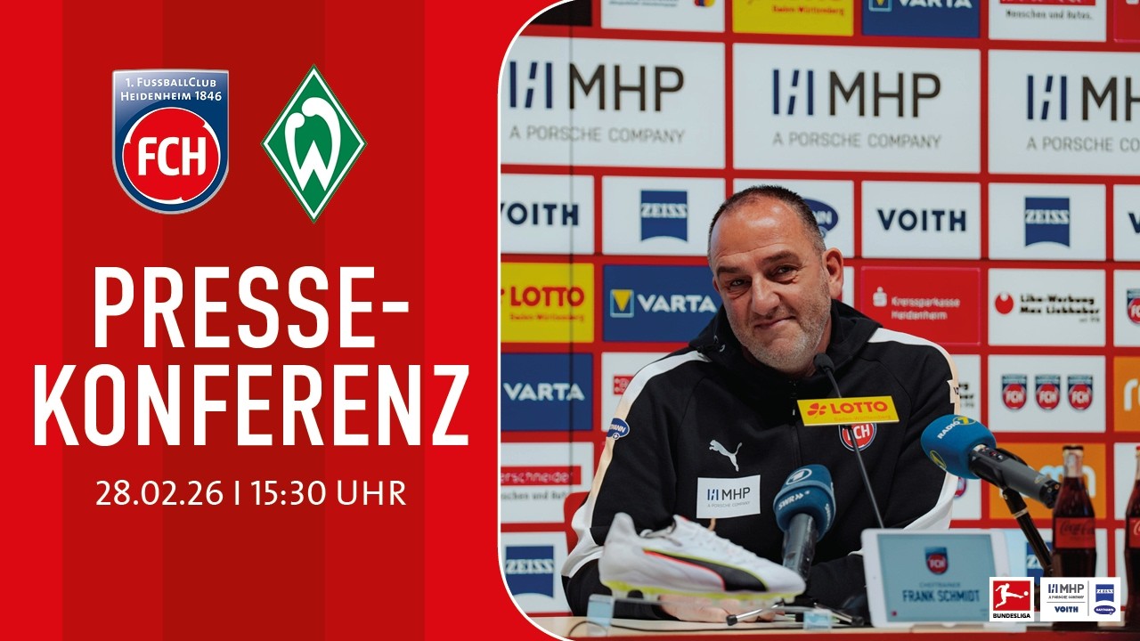 Die Pressekonferenz vor dem Spiel gegen Bremen