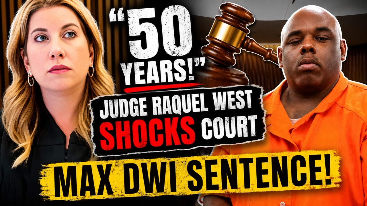 Judge Raquel West STUNS Defendant With HARSH 50-Year DWI Sentence!