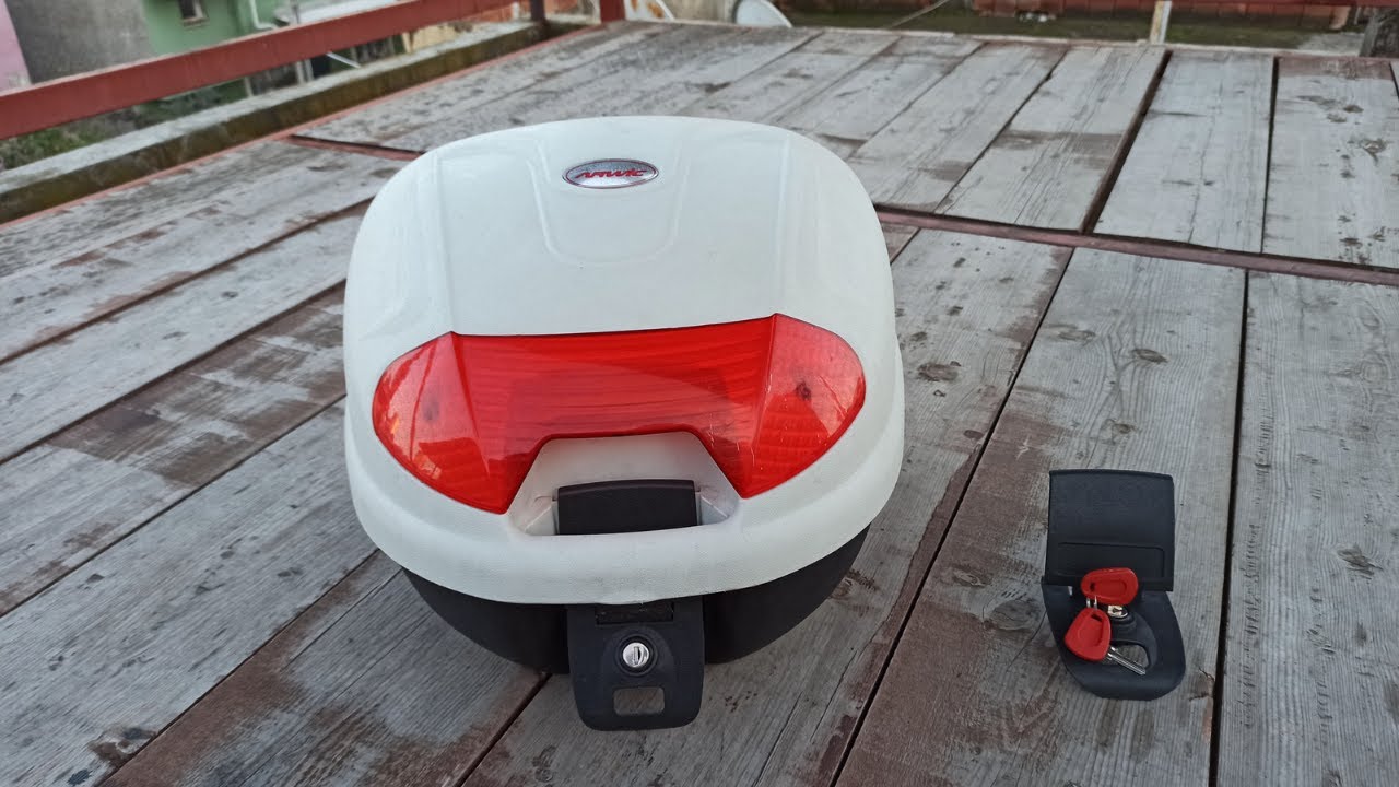 motorsiklet çanta kilit dini değiştirme motorcycle bag lock tongue replacement