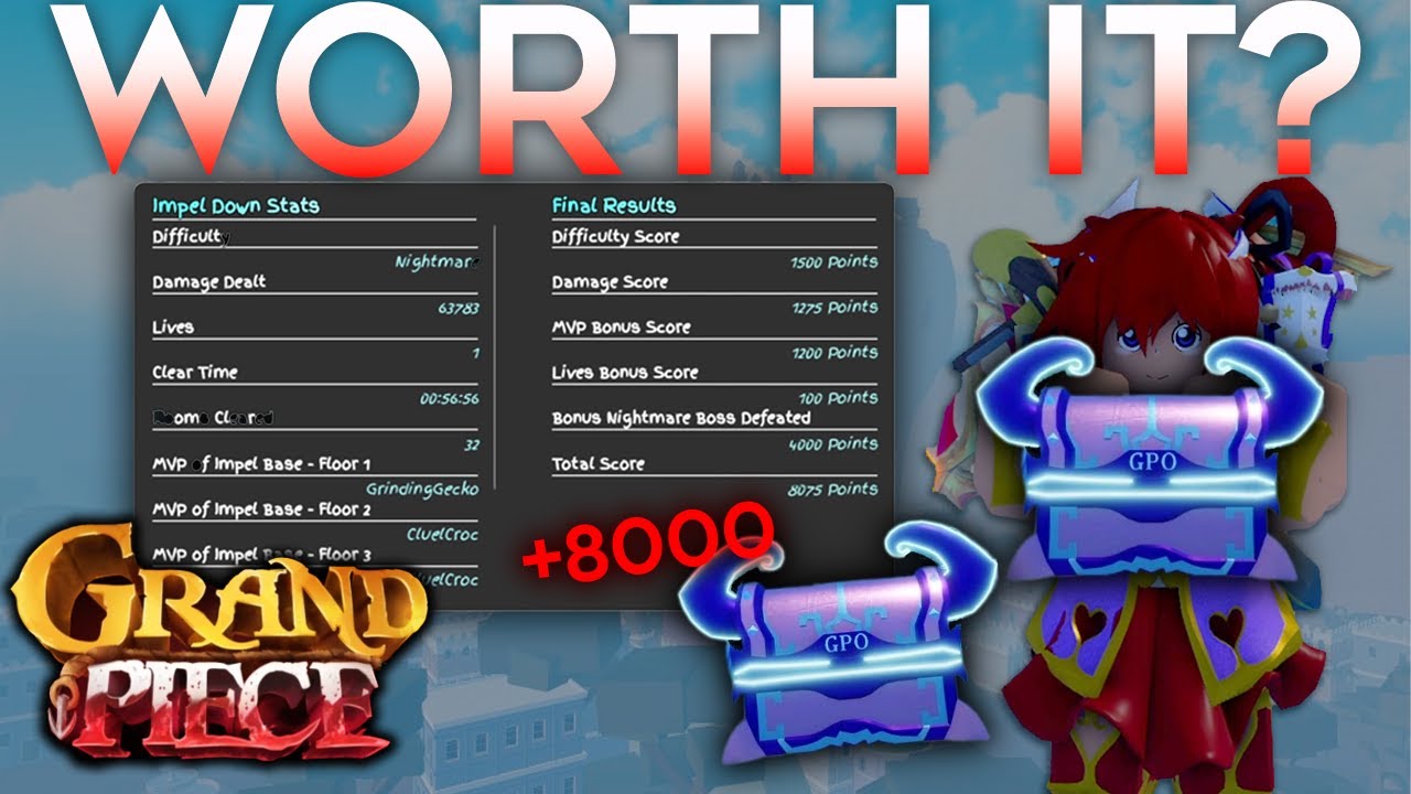 Is IMPEL DOWN Still WORTH IT?! | Grand Piece Online