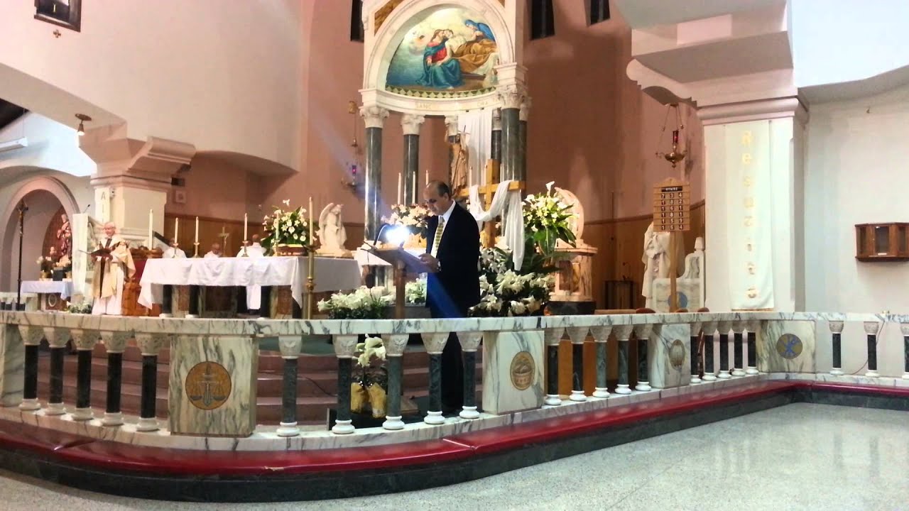 ناصر موسى . لتبتهج الان ملائكة السماء Naser Musa . Exsultet. Easter