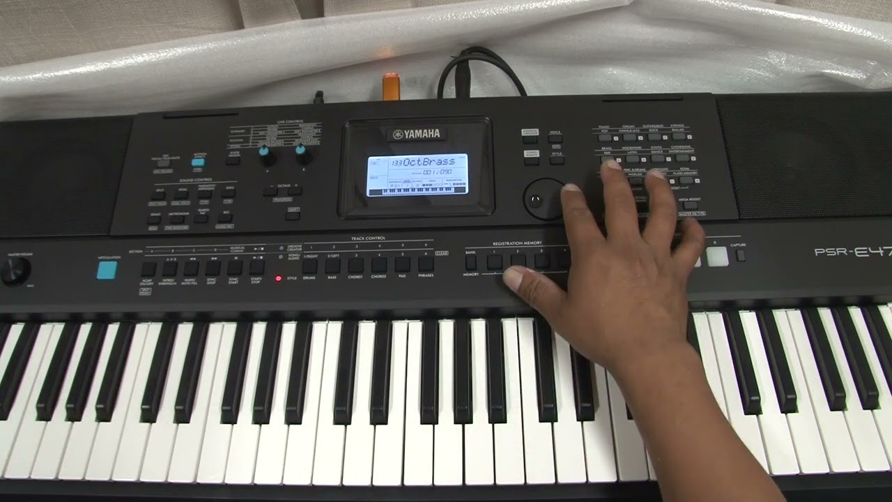YAMAHA PSR E473 sonidos de trompetas parte 2