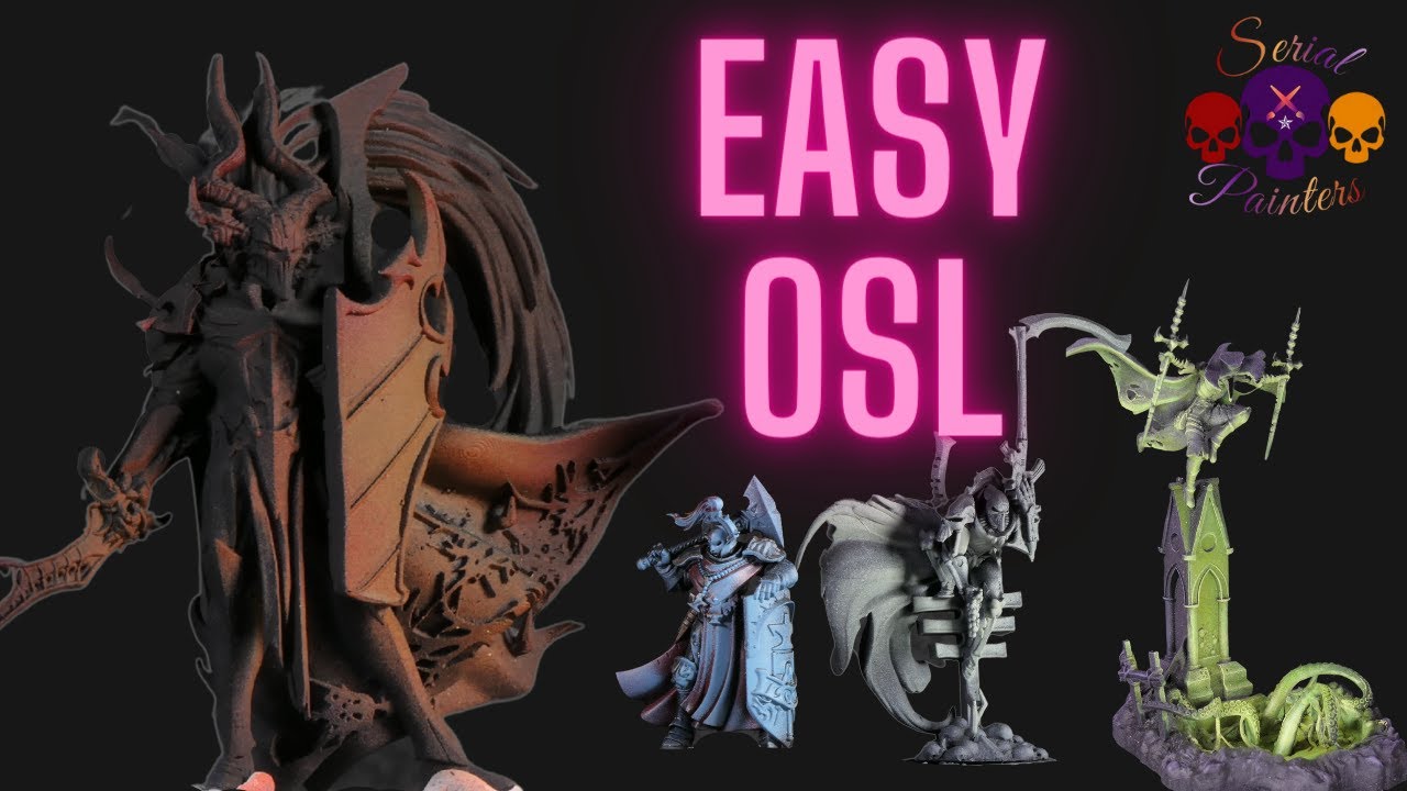 OSL FACILE : BASES DE L'OSL A L'AEROGRAPHE POUR FIGURINE WARHAMMER